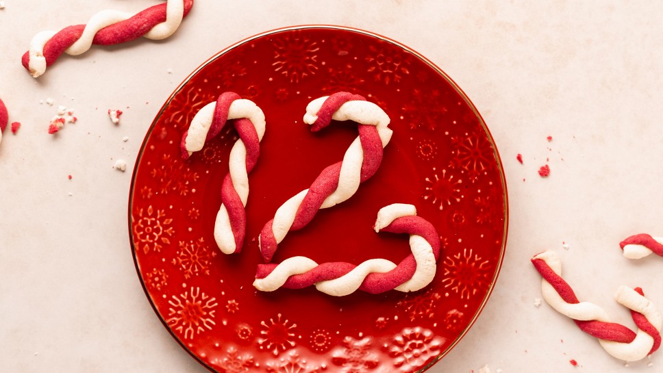 Candy Cane piškoti - Nina Zorčič
