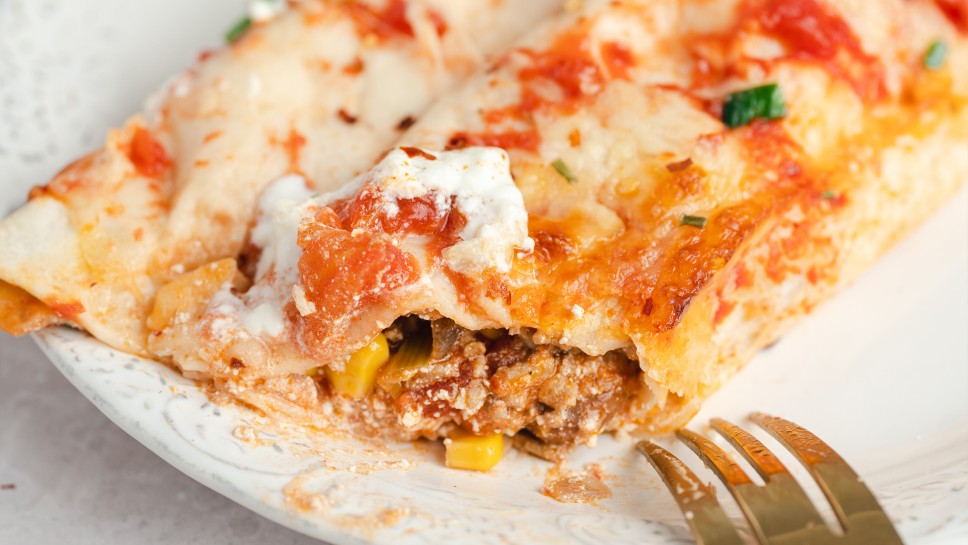 Enchilade z mletim mesom - Nina Zorčič