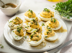 Polnjena jajčka “Deviled egg” - Nina Zorčič
