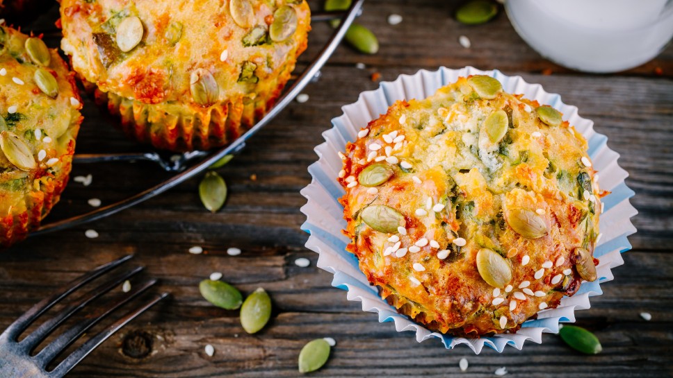 Krompirjevi muffini s semeni - Sladki Chef