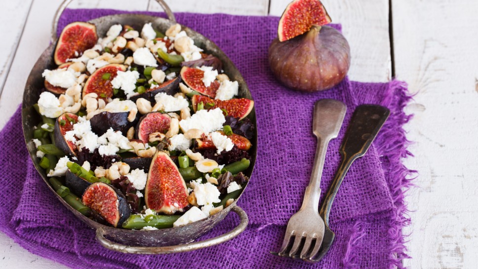 Mediteranska solata s figami in feta sirom - Spar