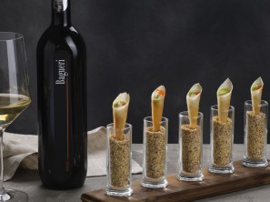 Pašteta brancina Fonda s čemaževo majonezo v kornetu - Chef Uroš Štefelin