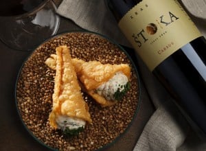 Cannoli z pršutom in olivami - Chef Gregor Vračko