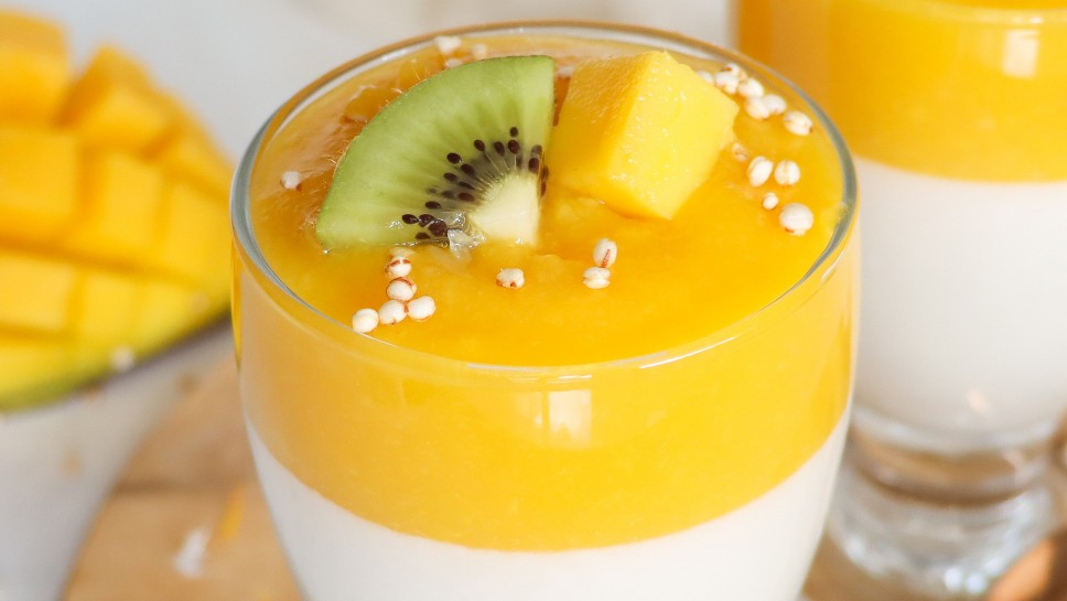 Veganska tropska panna cotta - The Vegan Harmony