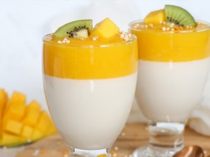 Veganska tropska panna cotta - The Vegan Harmony