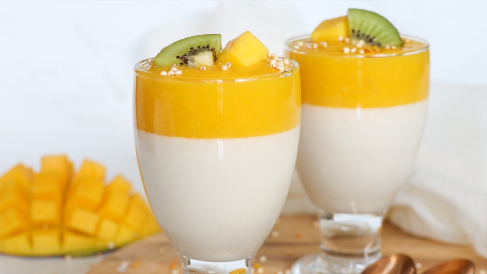 Veganska tropska panna cotta - The Vegan Harmony