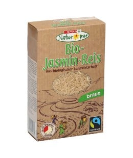 SPAR NATUR*PUR bio dolgozrnati rjavi riž jasmin