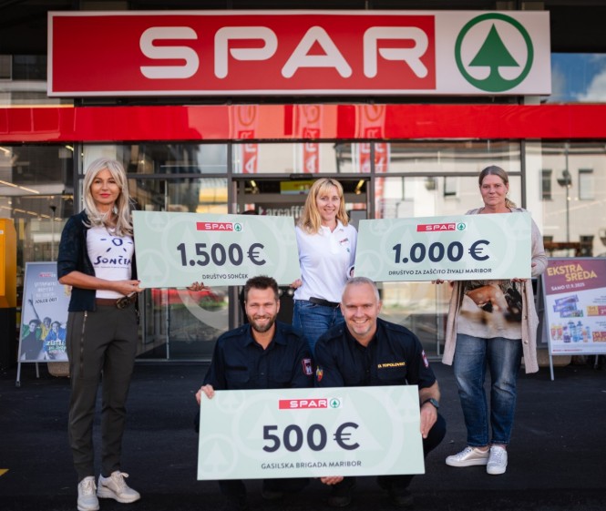 Donacijo v višini 3.000 evrov so razdelili med 3 društva