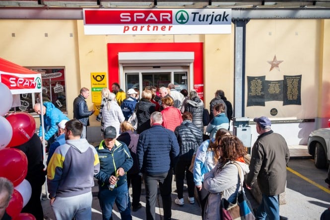 Otvoritev nove trgovine SPAR partner v Turjaku