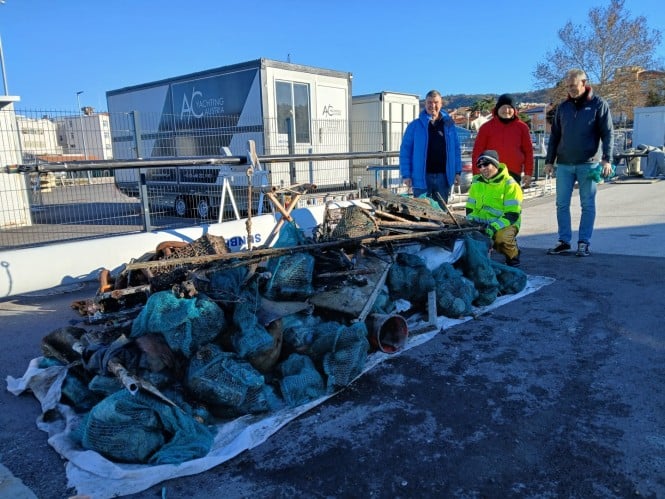 Spar in Zavod YouSea: iz morskih travnikov odstranili več kot eno tono smeti Čiščenje Zavoda YouSea Izola