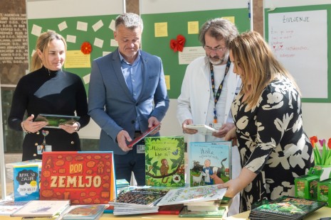 Knjige so si v Pediatrični kliniki LJ izbrali sami