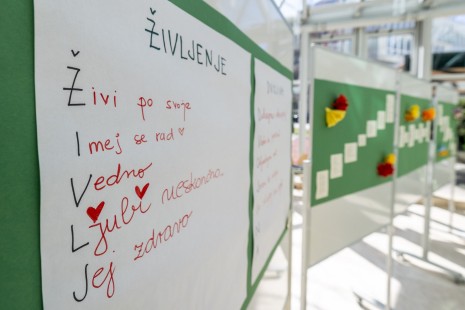V Pediatrični kliniki LJ so pripravili razstavo otroške poezije
