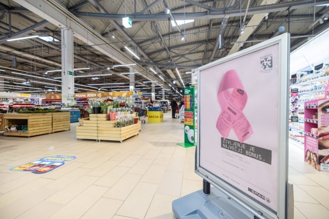Rožnati oktober v trgovini INTERSPAR
