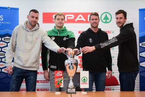 Nejc Zupan, Jaka blažič, Luka Lapornik in Blaž Mahkovic se bodo  v Pokalu Spar udarili z aletošnjo pokalno lovoriko.