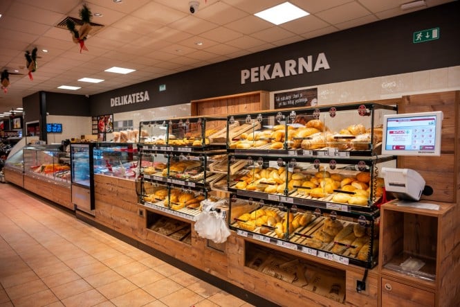 Notranjost nove trgovine SPAR partner Turopolje Murska Sobota