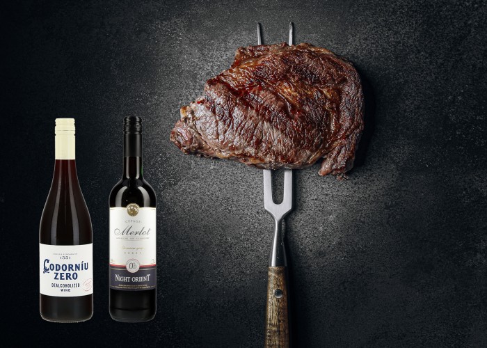 Steak na temni podlagi