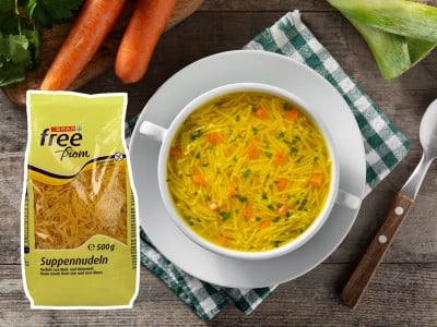Brezglutenske jušne testenine   