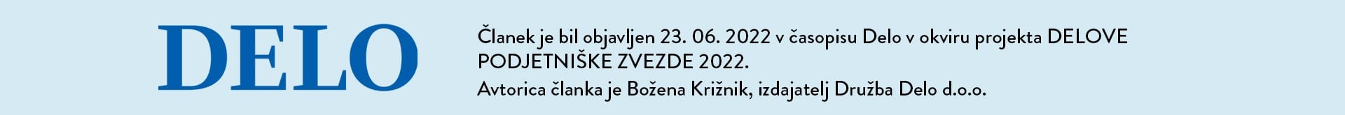 Korak do polic, članek DELO, Dobro zame