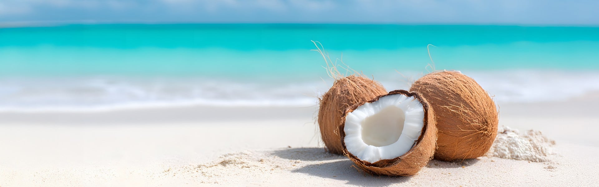 Kokos na plaži