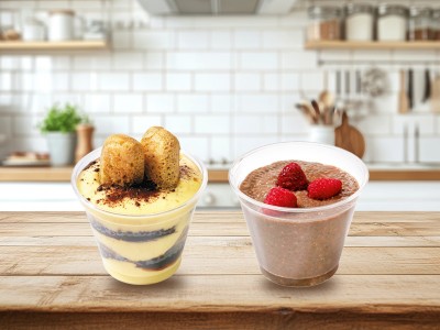 SPAR To Go sladice - tiramisu in chia lonček