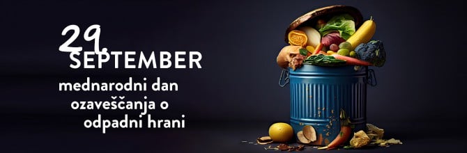 Hrana ne sodi v smeti