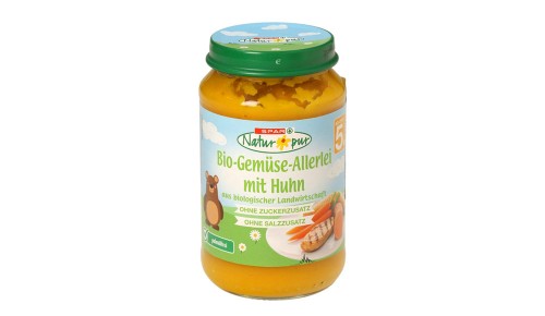 SPAR NATUR*PUR bio kašica sladki krompir in piščanec
