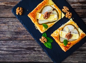 Parmezan s hruško v testu