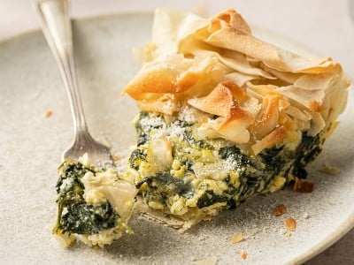 Pita s špinačo in feta sirom
