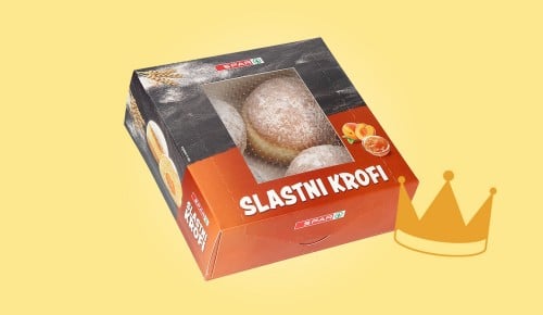 SPAR krof z marelično marmelado, 4/1