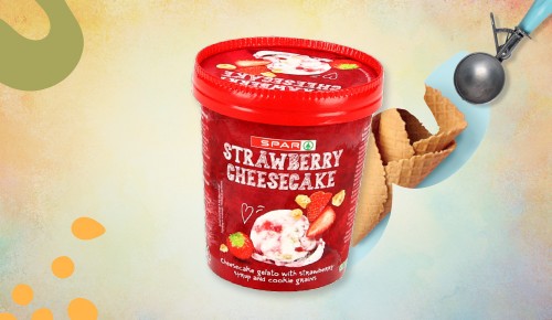 SPAR sladoled ‘cheesecake jagoda’, 473 ml