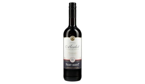 BREZALKOHOLNO VINO MERLOT, NIGHT ORIENT, 0,75L