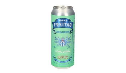 GAZIRANA ALKOHOLNA PIJAČA GIN & HERBS, JOHAN FREITAG, 0,5L