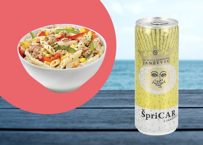 ŠPRICAR Z JANŽEVCEM + PERESNIKI S TUNO SPAR TO GO