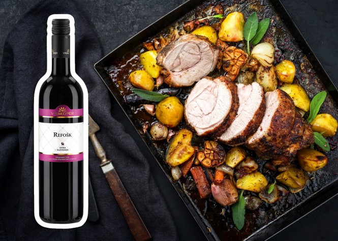 SPAR Vinoteka, Somelje svetuje - VINO REFOŠK ZGP vrhunsko, suho, Vinakoper, 0.75 l