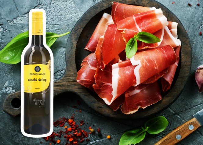 SPAR Vinoteka, Somelje svetuje - VINO RENSKI RIZLING ZGP, kakovostno, polsuho, Jeruzalem Ormož, 0.75 l