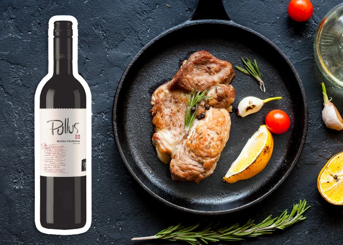 SPAR Vinoteka, Somelje svetuje - VINO MODRA FRANKINJA, suho, Pullus, 0,75 l