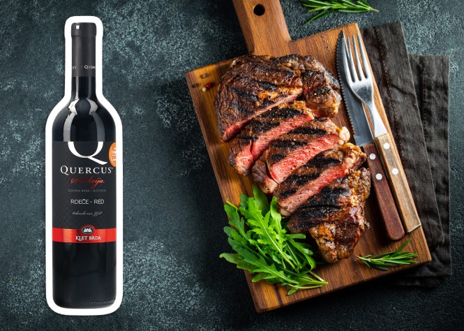 SPAR Vinoteka, Somelje svetuje - VINO QUERCUS RDEČA ZVRST ZGP, Selekcija, Klet Brda, 0.75 l