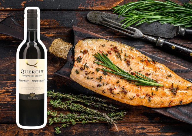SPAR Vinoteka, Somelje svetuje, VINO QUERCUS BELI PINOT Goriška Brda, 0.75 l