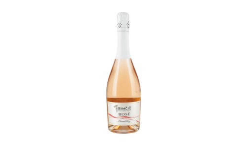 PENEČE VINO ROSE charmat metoda, Karol & Igor & Marijan Simčič, 0,75 l