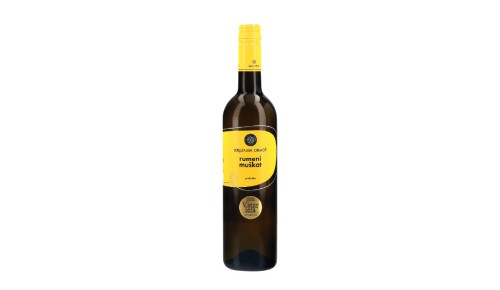 VINO RUMENI MUŠKAT Jeruzalem Ormož, 0,75 l