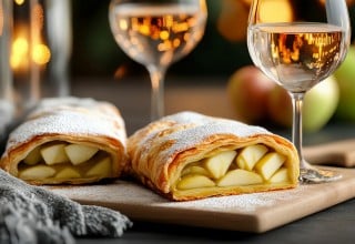 Kako izbrati vino k sadnim štrudljem in kolačem?