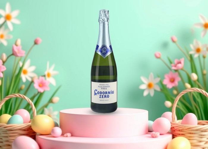 BREZALKOHOLNO PENEČE VINO, CORDONIU ZERO, 0,75L