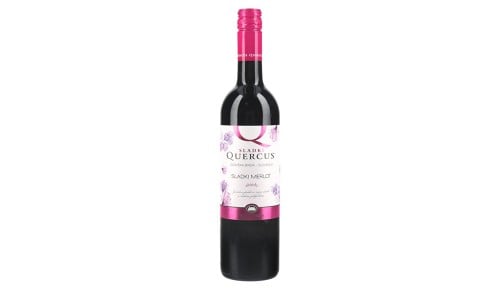 RDEČE VINO SLADKI MERLOT, QUERCUS, 0,75L