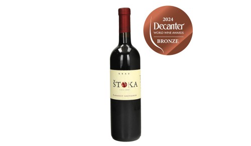 RDEČE VINO CABERNET SAUVIGNON, ŠTOKA, 0,75L