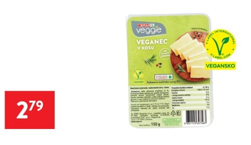 SPAR VEGGIE VEGANEC V KOSU - 2,79 €