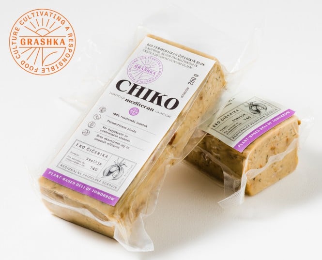 GRASHKA, CHIKO - bio fermentiran čičerikin blok, mediteran 250 g