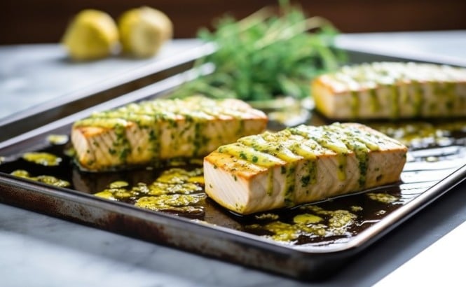 Tofu steak v gorčični omaki