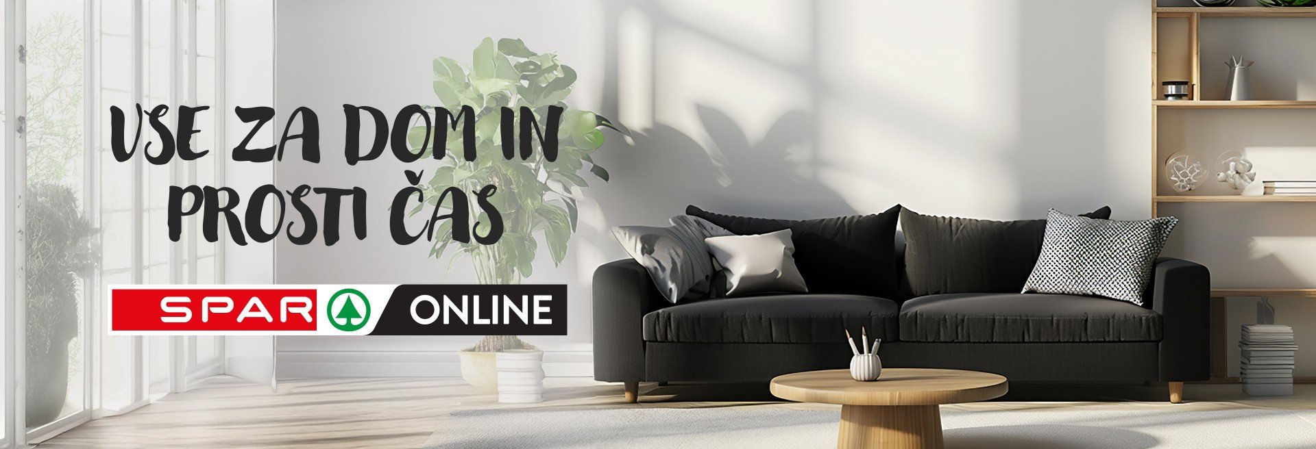 Vse za dom in prosti čas na SPAR Online, slika dnevne sobe