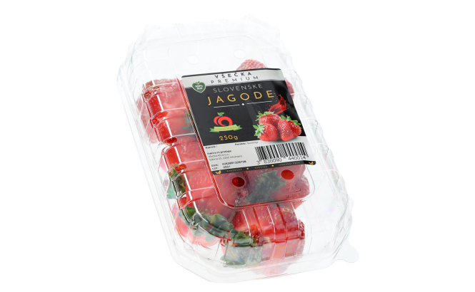 SLOVENSKE JAGODE PREMIUM VŠEČKA 250G ali (500g)