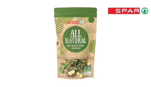 SPAR ALL NATURAL kruhovi cmoki s špinačo in sirom